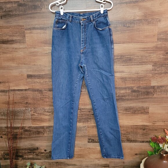 Vtg PS Gitano Jeans 12 L High Rise Mom 80's Medium Dark Wash Denim 80's - Picture 1 of 11